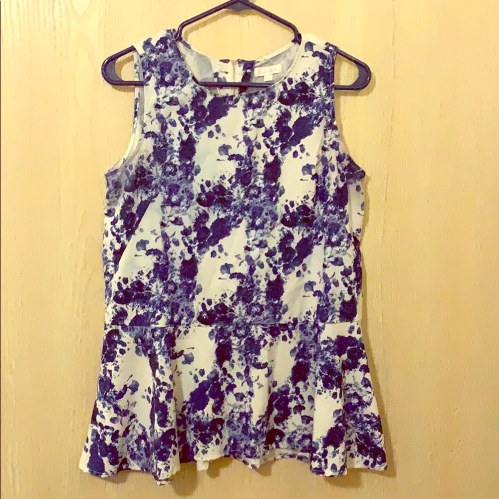 Floral Peplum